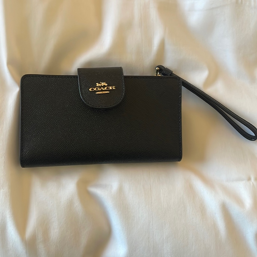 Genuine black coach wallet NWOT